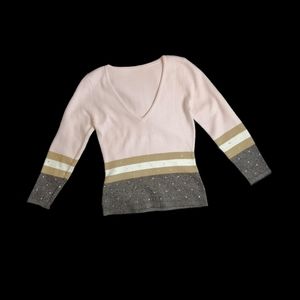 pink long aleeves knitted